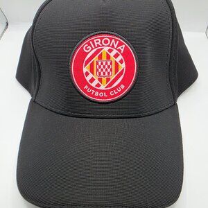 Girona Futbol Club Hat | Black Baseball Cap | Spanish Soccer Team Gear